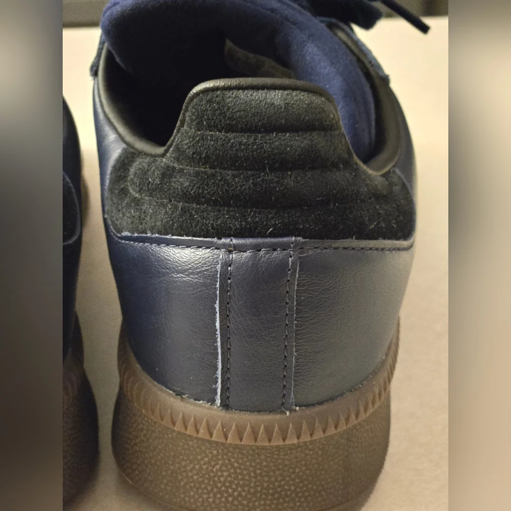 Adidas Women's Navy and White Samba Sneakers Sz 8.5 - Picture 5 of 8